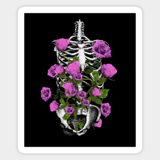 Rib Cage Floral 16 Magnet